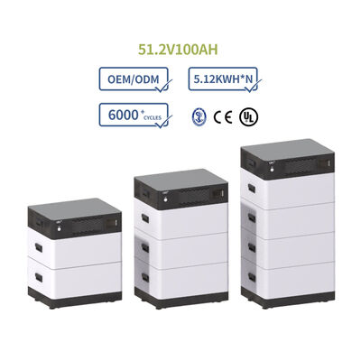 Harga yang pantas 10KWh 15KWh 20KWh 51.2V 80A Sistem penyimpanan energi surya Baterai LifePO4 isi ulang dengan CE UL on line