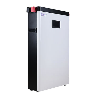 Harga yang pantas GBS Jaminan 5 Tahun 6000 Siklus Split LiFePO4 Baterai penyimpanan surya 51.2V 200Ah 5-10kW Komunikasi CAN yang dipasang di dinding on line