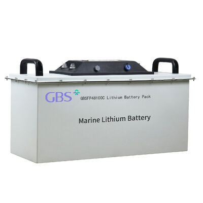 Harga yang pantas GBS Power System Marine Floor Scrubber Solar Energy Storage Liquid Battery 48V 100Ah LiFePO4 GBSFP48100C 5KW 3000 Siklus on line