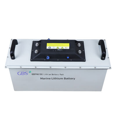 Harga yang pantas 48V 100Ah BMS Dilengkapi GBS Marine Trolling Motor Baterai Paket LiFePO4 Cairan 3000 Siklus Listrik Kapal Laut Yacht 5KW beban maksimum on line