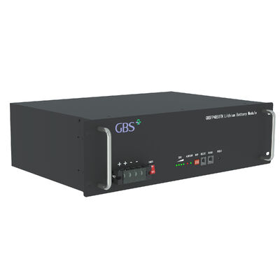 Harga yang pantas GBS 51.2V 50Ah Split Rack-mounted Lithium Iron Phosphate Battery IP20 Stackable System Garansi 5 Tahun 3000 Siklus Hidup untuk on line
