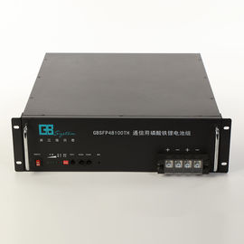 Harga yang pantas 5U Kabinet Lifepo4 Baterai Isi Ulang 48V 100Ah Baterai Lithium Iron Untuk Telekomunikasi on line